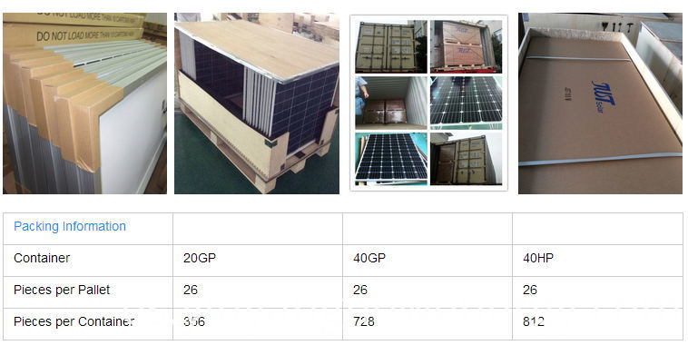 2017 Gran Venta Flexible 310W para Panel Solar